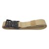 Hiking Belt with Buckle Quick Release Polyester and Zinc Alloy Comfortable Elastic Stretch Belt for Men Women Khaki
