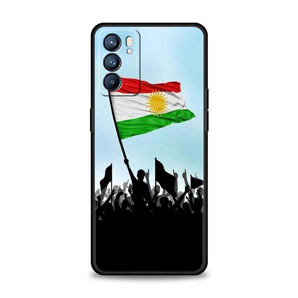 K-Kurdistan Flag Phone Case For Oppo Reno13 Reno12 Reno11 F Reno10 Pro A54 5G Find X5 A53 A52 A9 A17 A78 4G A79 A80 A98 Cover