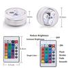 3LEDs Underwater RGB Submersible Lights with Battery Waterproof Swimming Pool Night Atmosphere Lamp Decor Wedding Party