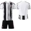 Sezonul 2022-26 Sezonul 7 Chiesa 9 Hovic Negru Alb Jachetă de Fotbal Ediție pentru Copii Set Tricou de Casă Juventus