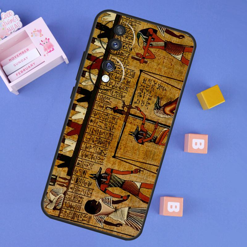 Egypt Cuneiform Akkadian Pharaoh Case For Honor 400 Pro 200 70 90 Lite X9a X9b X9c X9d X8b X8c Win RT Magic 8 5 6 7 Pro Cover