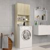 Day and Night - Day and Night Sonoma Oak Wood Washing Machine Cabinet 64x25.5x190 Cm