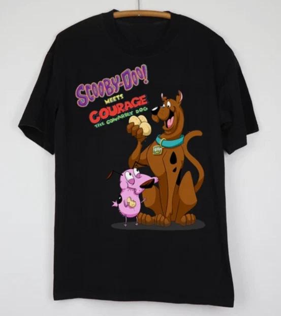 

Scooby-Doo meets Courage the Cowardly Dog T-Shirt All Size S-4XL 4XL