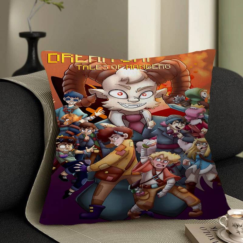 Dream Smp Japanese Anime Cushion Cover Pillowcase Upholstery Sofa Throw Pillow Home Decor Pillowcas
