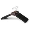 2PCS Sponge Wooden Clothes Hangers,Adult Non-Slip Storage Rack for Women,Home Suit Drying Rack for Sweater Dress Jacket Coat