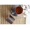 Copper Bedroom Water Bottle with Inbuilt Glass, Ghada Design, Hammered Antique Dark Finish - Drinkware & Storage Purpose, Volume 1530 Ml (Pack of 2)