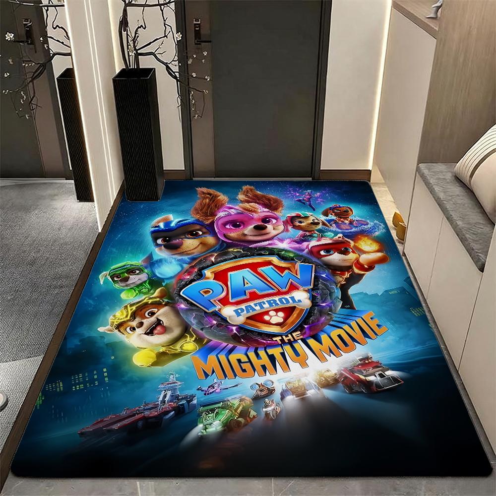 Paw Patrol Pups' Happy Time Patterned Rug Durable Stainresistant Carpet For Hallway Balcony Study Home Party Decor Birthday Gift