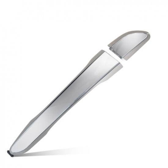 Rear Side Passenger Exterior Outer Door Handle Chrome For 16-21 Hyundai Tucson