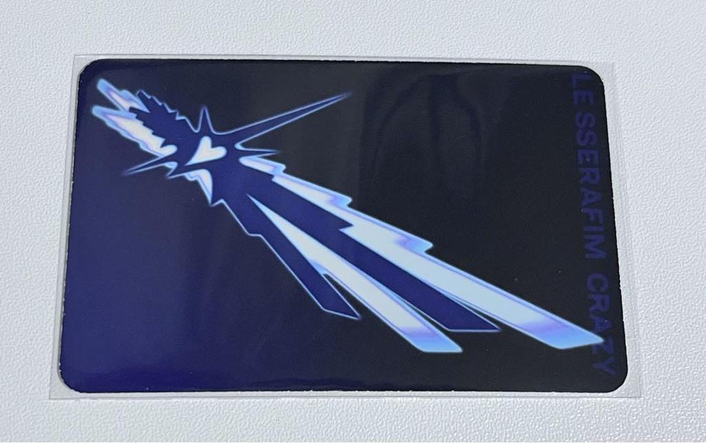 [USED] LESSERAFIM CRAZY Le Seraphim Hello82 Unche Trading Card
