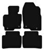 BASIC Black Velour Floor Mats For: Mazda CX-5 I SUV (2012-2017)