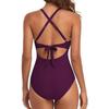 One-piece SSwimsuit for Women, European and American Backless Splicing Sexy Bikini Swimsuit