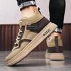 2024 Retro Casual Shoes High Top Men's Vulcanized Board Shoes Platform Sneakerss Male Comfortable Outdoor Sports Tennis Shoes