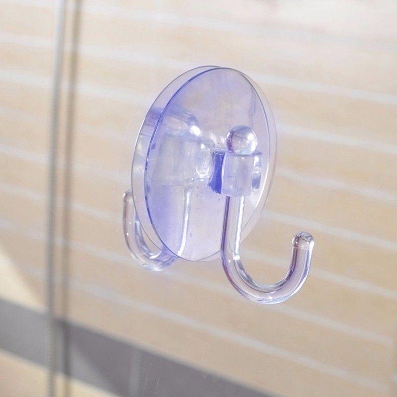 10PCS Glass Window Wall Strong Suction Cup Hooks Hanger Kitchen Bathroom Window Door