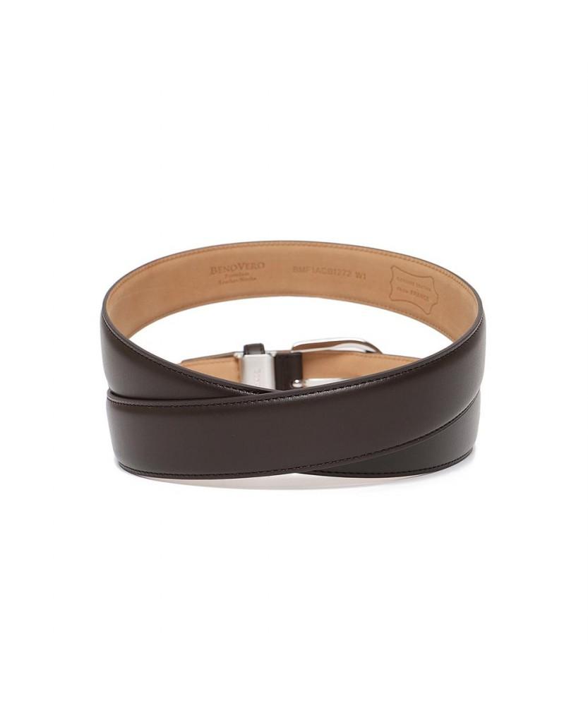 Benobelo French Box Tab Belt Brown_Bmf1Acb1272W1