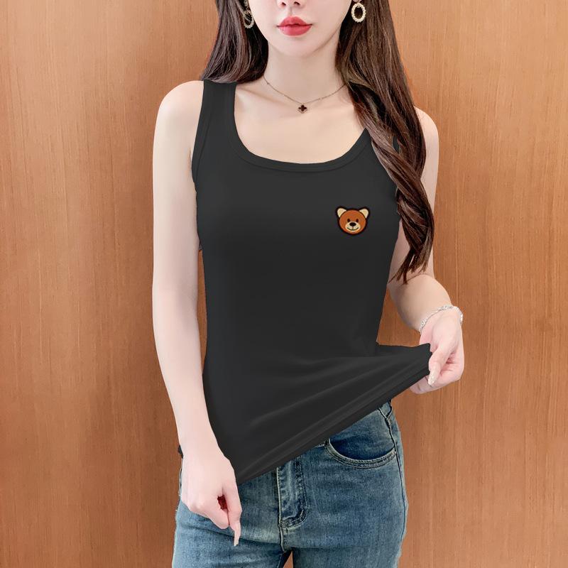 Damenmode Casual Sommer Frühling Ärmellos U-Ausschnitt Blusen & Hemden