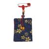 Square Drawstring Pouch, Amulet Bag, Brocade Pouch, Retro Style, Embroidered, Neck Strap, Safety Pin Attachment, 5cm X 7cm, Handmade Accessory, Pendan