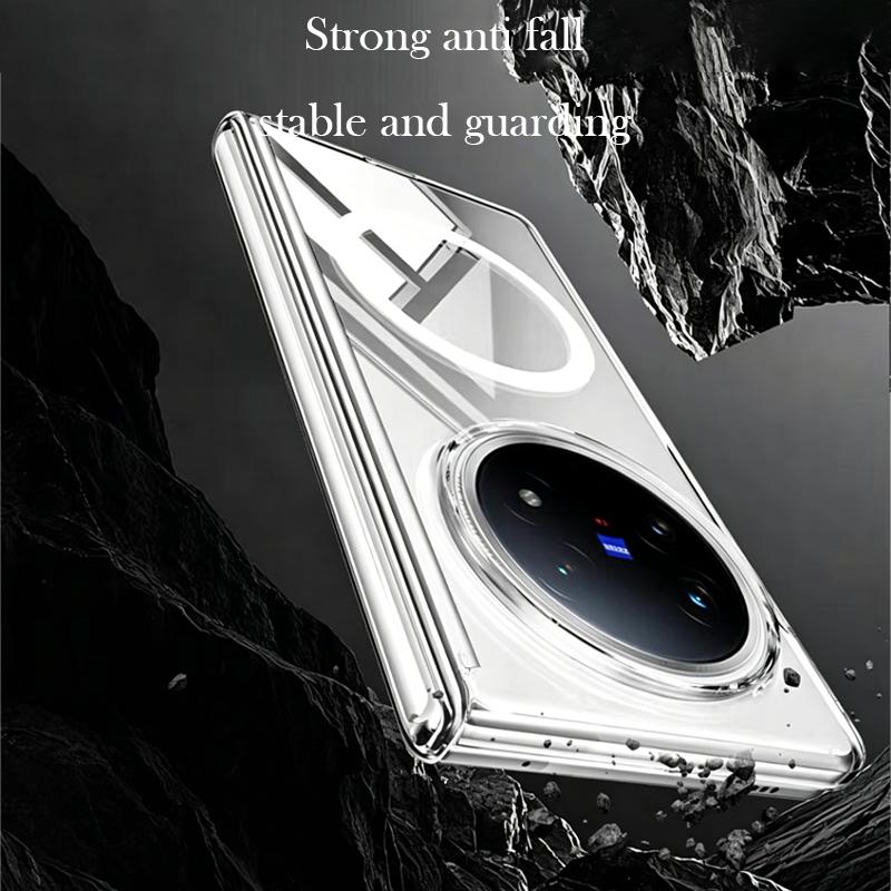 ESCASE Case For VIVO X Fold 6 Wireless Charging Back Cover Case for VIVO X FOLD 6