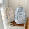 Schoolbag national style backpack ins storm point backpack junior high school college style campus bag flash large capacity student schoolbag