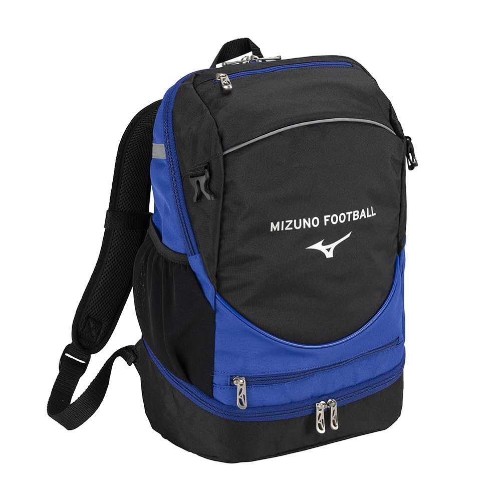 Mizuno Soccer Football Futsal Backpack 16L P3JDB001 Cleanliness Safety Breathability Black X Blue