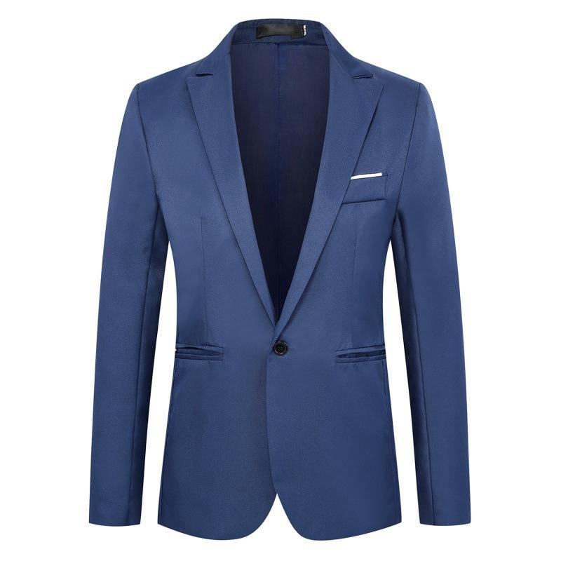 Fashion Casual Blazer Men's Slim Fit Business Suit Jacket