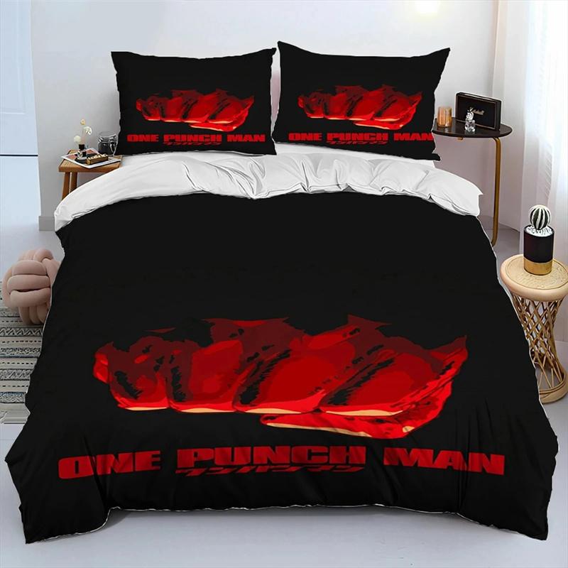 Anime One-Punch Man Saitama Sängkläder Uppsättningar utsökt sängmaterial set påslakan sängöverkast set lyxig födelsedagspresent