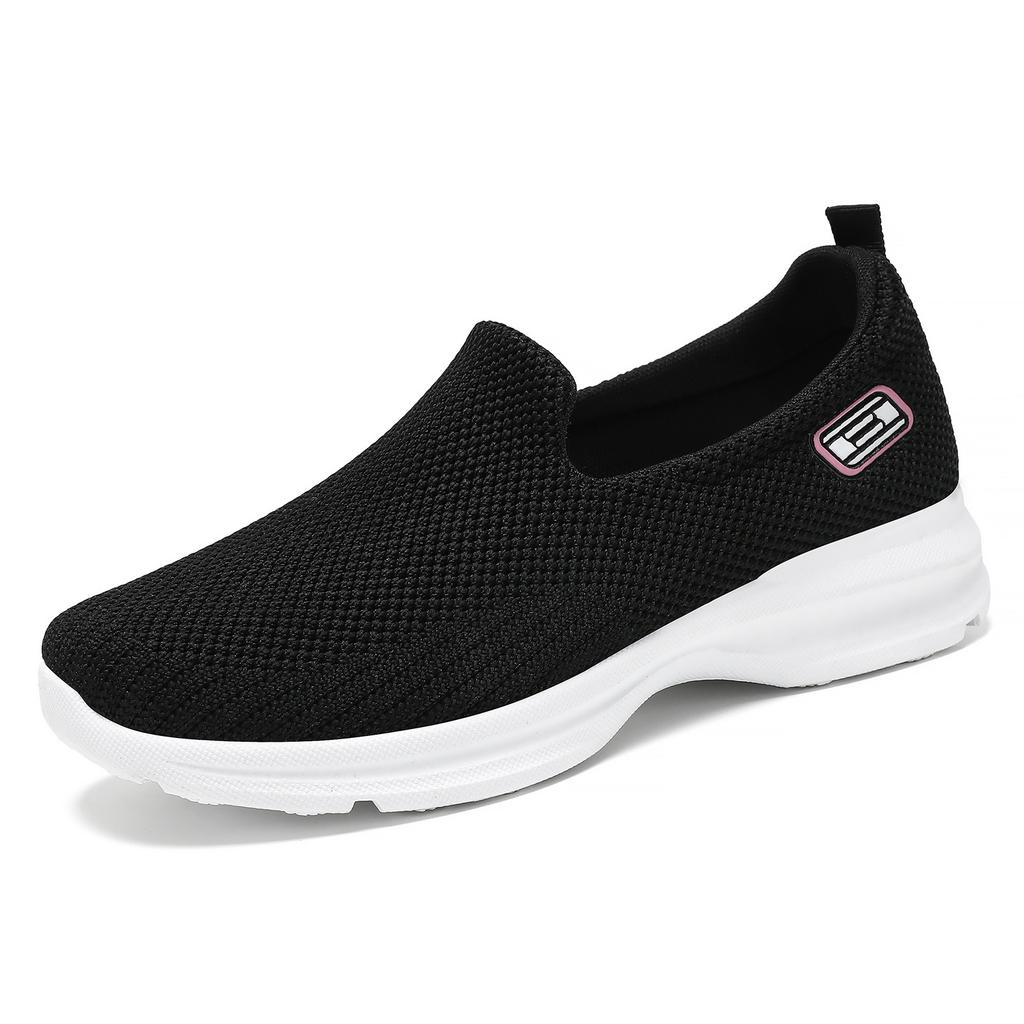 Shoes Women's casual shoes Small single processing Customized one-pedal single shoes Shallow mouth mesh shoes Wholesale of middle-aged 