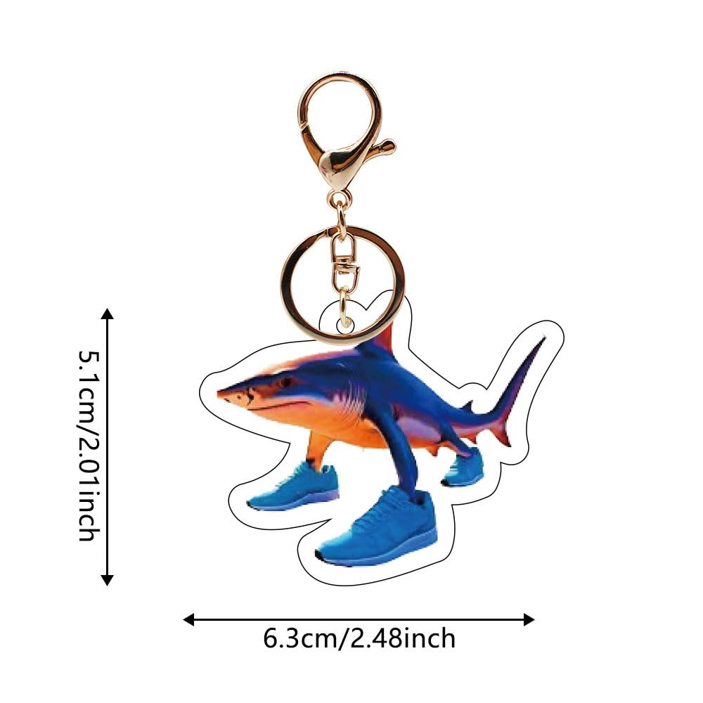 [Sky Color] 6-piece Set Thun Sahool Key Chain Acrylic Key Chain Mobile Phone Key