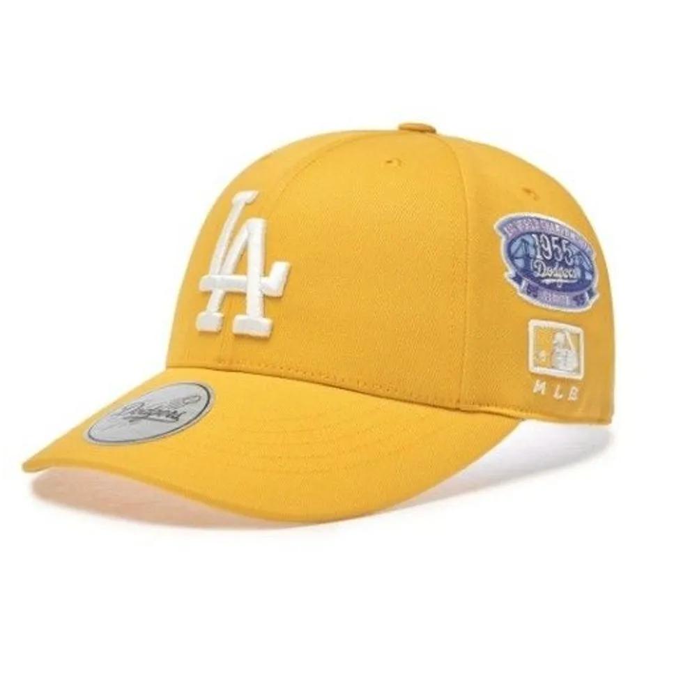 Unisex Signature All-Over Patch Structure Ball Cap [3ACPB316N-07MSS] FREE