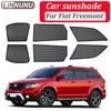 Linnunu für Fiat Freemont Magnetischer Auto-Sonnenschutz Seitenfenster Netzvorhang Abdeckung Sommer-Sonnenschutz UV-Schutz Auto Zubehör