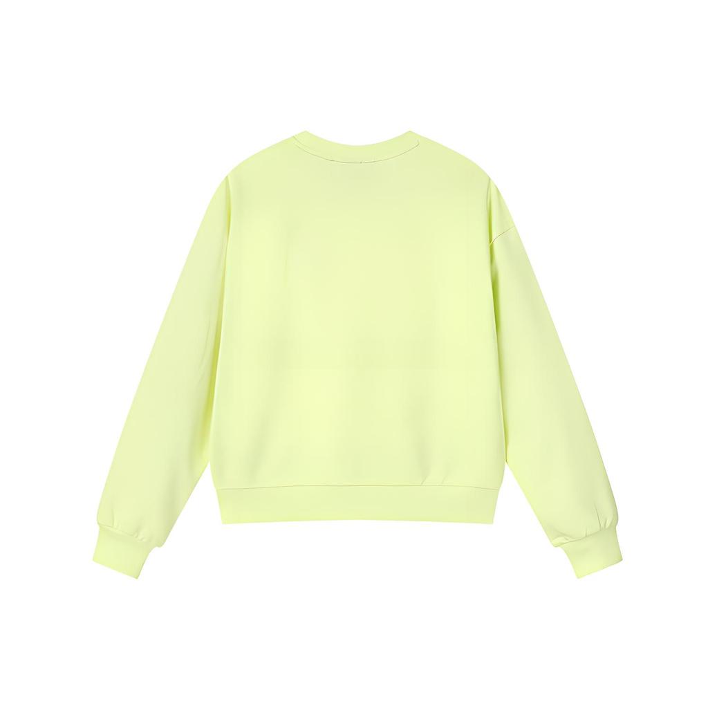 New FILA x Pepe Shimada Sweatshirt Women's Fluorescent Lime Green F11W133299F-YE
