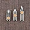 Pure Titanium Mini Knife Demolition Express Knives Keychain Pendant Letter Opener Unboxing Knife Portable EDC Tool