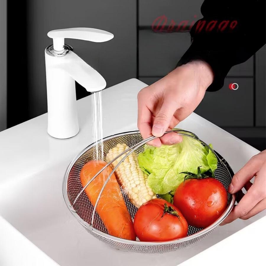 

Корзина для слива продуктов Пароварка Сетчатая корзина Кулинарная Ручная подставка Кастрюля Булочка Многофункциональная Рисоварка Приготовленная на пару Многоразовая