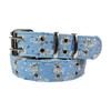 Punk Rock Belt Waistband with Star & Metal Studs Decor Gothic Style Waist Accessory for Men and Women Jeans