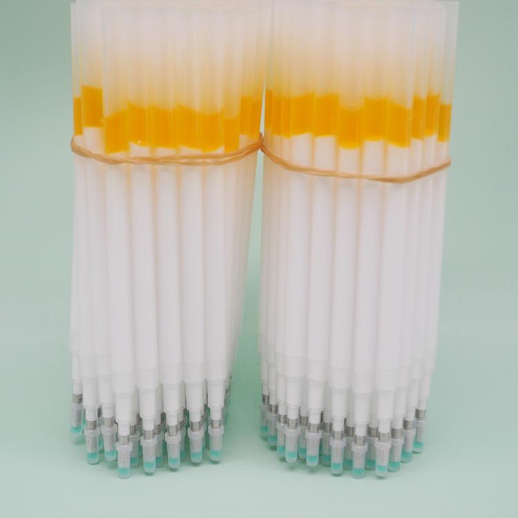 Large Capacity White Gel Pen Refills for Calligraphy and Highlighting (1.0mm, Black Cardstock Compatible).
