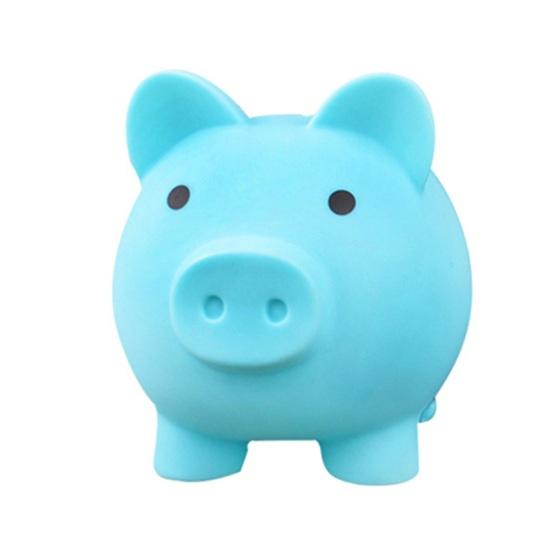 Cartoon Pig Vinyl Piggy Bank, Shatterproof Coin Cash Storage Container, Children Money Saving Box Decoration, Girls for Boys Girls