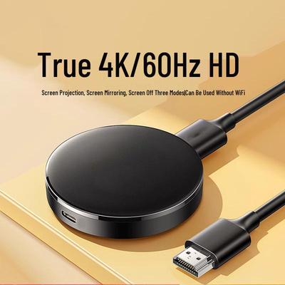 4K Wireless Screen Mirroring Adapter for Phone To TV or Monitor