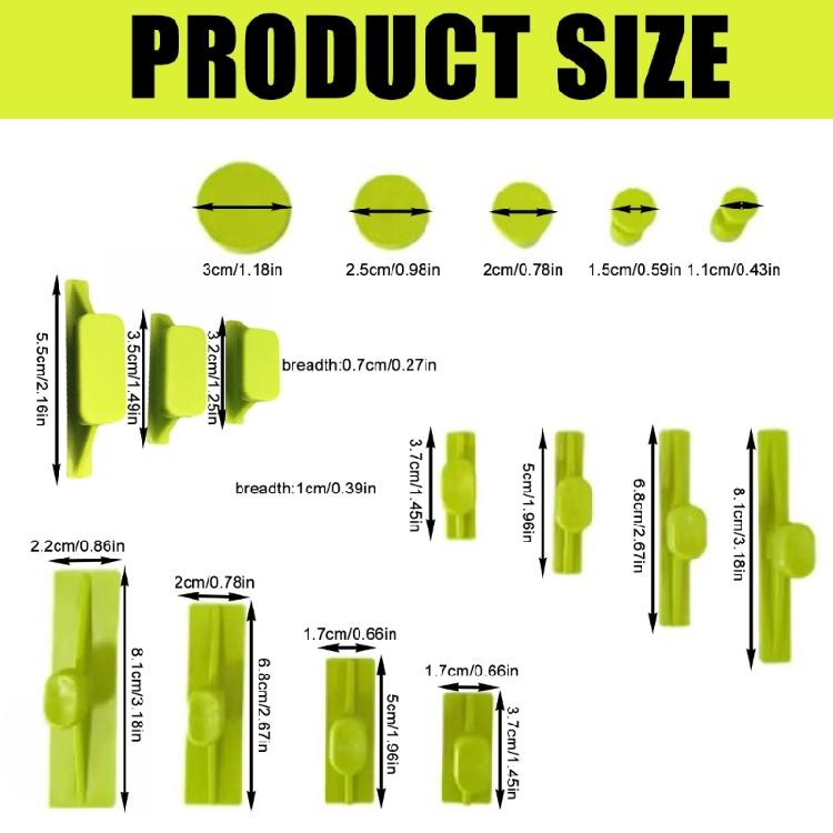 16/32Pcs Glues Tabs Dent Removal Tool Car Dent Repair Car Dent Removal Tool Auto Paint Dent Repair Glues Tabs