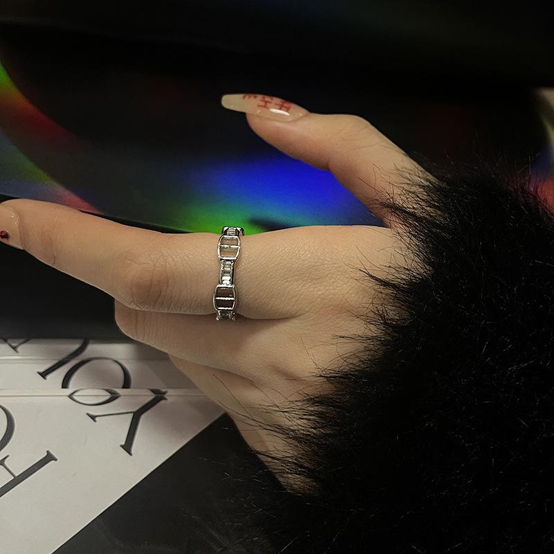 Cold Wind Personalized Ring Design Sense Niche Cold Wind Fashion Ring Opening Adjustable
