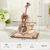 ROKR 3D Puzzle, Magisches Cello Mechanische Spieluhr, Selbstspielend, Keine Musik erforderlich, Holz 3D Puzzle, Bastelset, DIY Basteln, Zusammengebautes Modell, Beweglich
