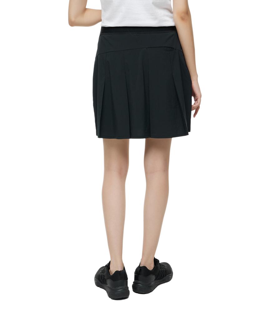 Pollolalpeulolengolpeu Back Pleated Stretch Scott - Black