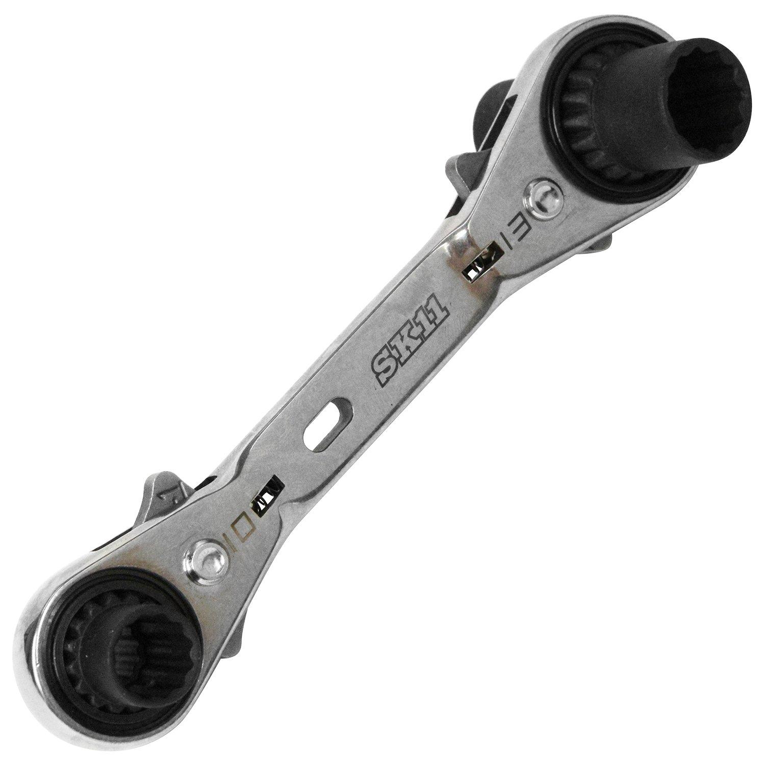 

СК11 (СК11) 4-размерный качающийся храповый ключ (Максимальный поворот 15°) СМР-0813DW