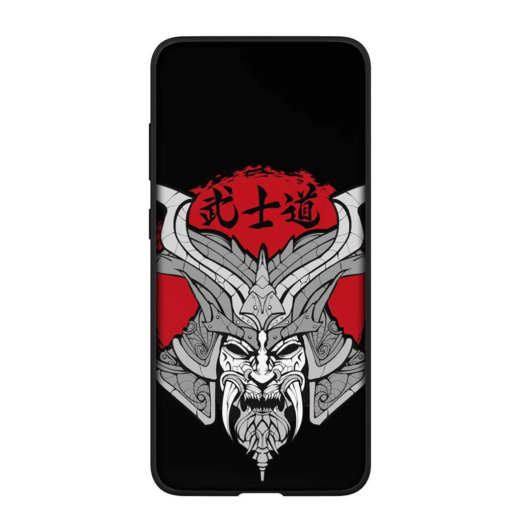 Phone Case for iPhone 17 16 15 Plus X XR 16E Huawei P30 P20 Lite Redmi Note 14 12 11 13 Pro Max OPPO A60 A80 A40 A18 A38 A17 A54 Bushido Samurai Cover