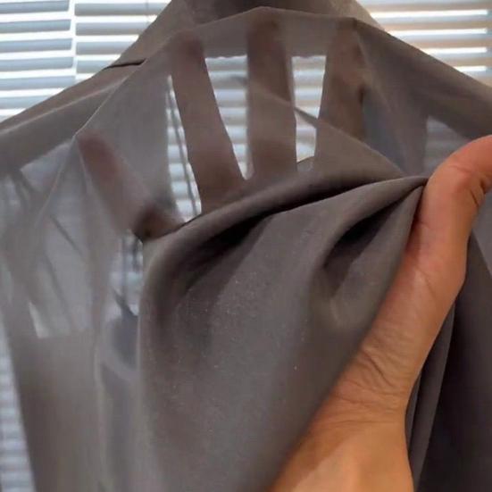 Women Sunscreen Coat Ice Silk Anti-UV Great Breathability Thin Long Sleeve Single-breasted Lapel Pure Color Quick-drying