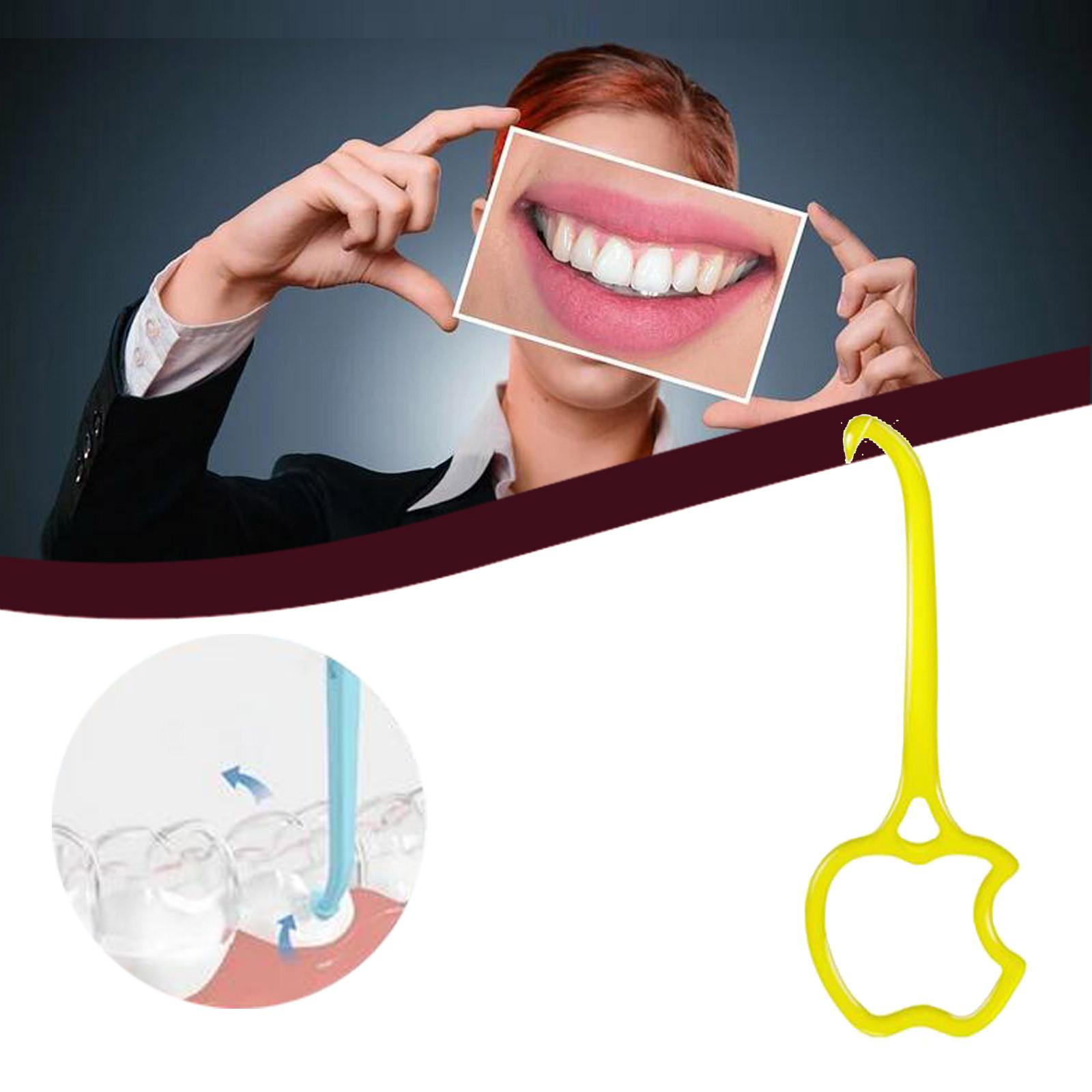 

Зубная розетка для удаления крючка подходит для тех, кто пользуется косметическими брекетами жёлтый