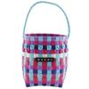 Pod Woven Bucket Handbag M00332 M00IW One Handle Blue / Multicolor Polypropylene Women Used