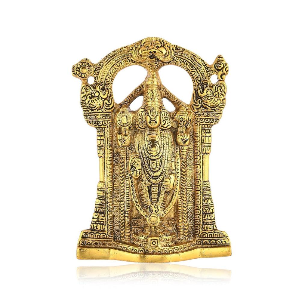 Metal Tirupati Balaji Idol,Golden