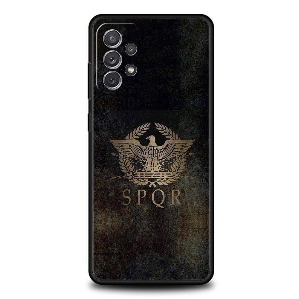 Roman Empire Emblem Phone Case for Samsung A51 A71 A21S A17 A11 A15 A25 A41 A23 A33 A53 A73 A07 A03S A05S A13 A35 A55 5G Cover