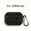 Fashionable Black Heart Wave Point Earphone Protective Cover for Airpods 3/4/PRO/PRO 2/PRO 3 Anti Drop Matte Texture