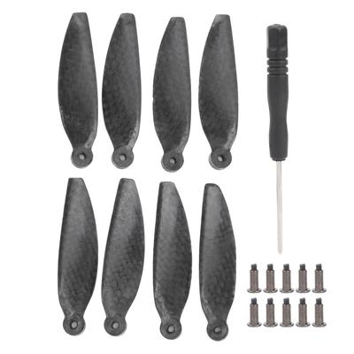 Carbon Fiber Propeller Blade Replacement Accessory for DJI Mavic Mini 2 Drone Black