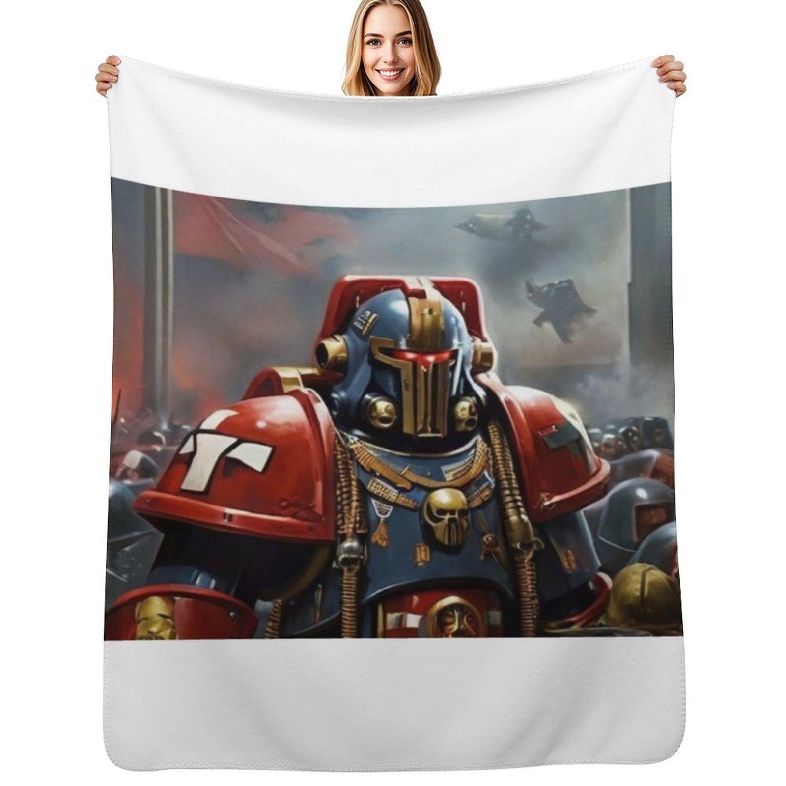 40 K Propaganda Throw Blanket All Season Lightweight Soft Blanket for Bed 102x76cm(40x30in)